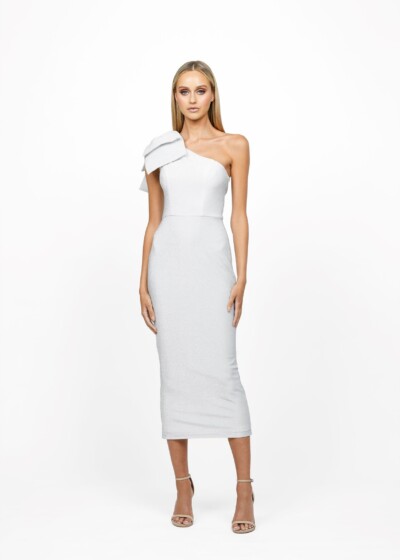 Featured image for “Pearl One Shoulder Midi by Bariano”