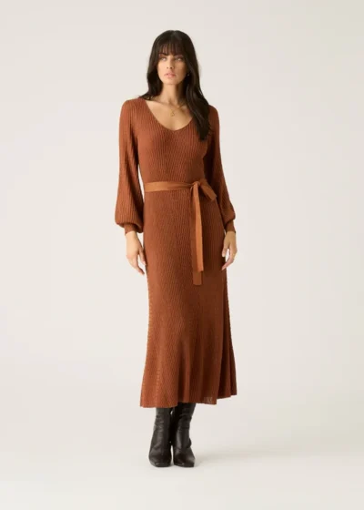 Featured image for “Scarlett Knit Pattern Midi by M.O.S”