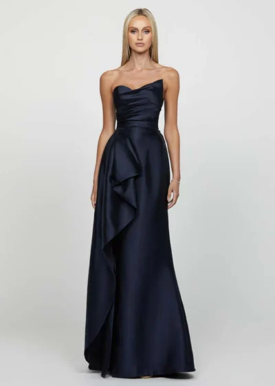 Featured image for “Kasery B65D20L Asymmetric Gown by Bariano”